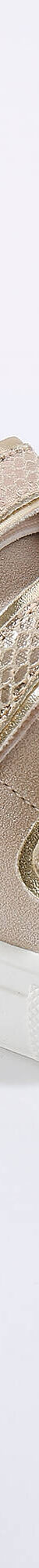 Tennis scratchées effet croco irisées (beige / doré) Tennis scratchées effet croco irisées (beige / doré)